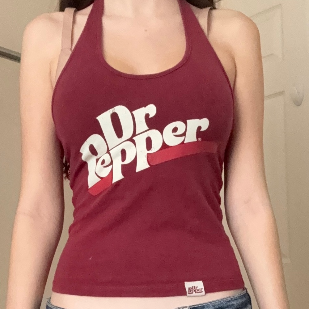 Cute Y2K tank Dr Pepper